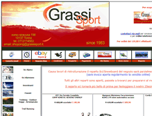Tablet Screenshot of grassisport.it